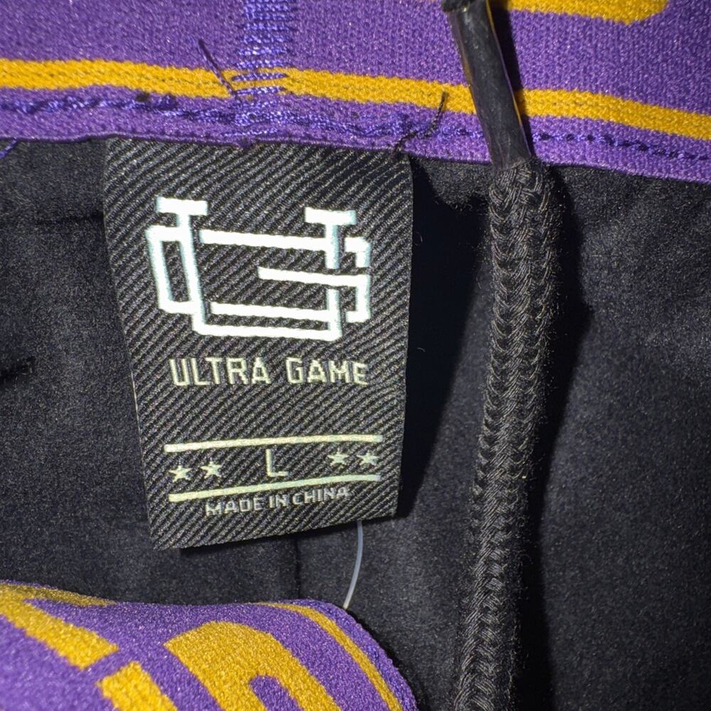 Ultra Game Louisiana State University Jogger Sweatpants Black Large 34x30 BNWT - Picture 3 of 4